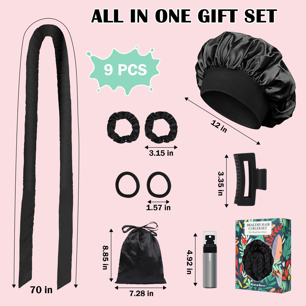 Gwabee satin hair ties for gentle, snag-free styling