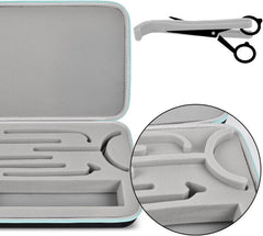 GWCASE compact travel case emphasizes portability with a sturdy handle.