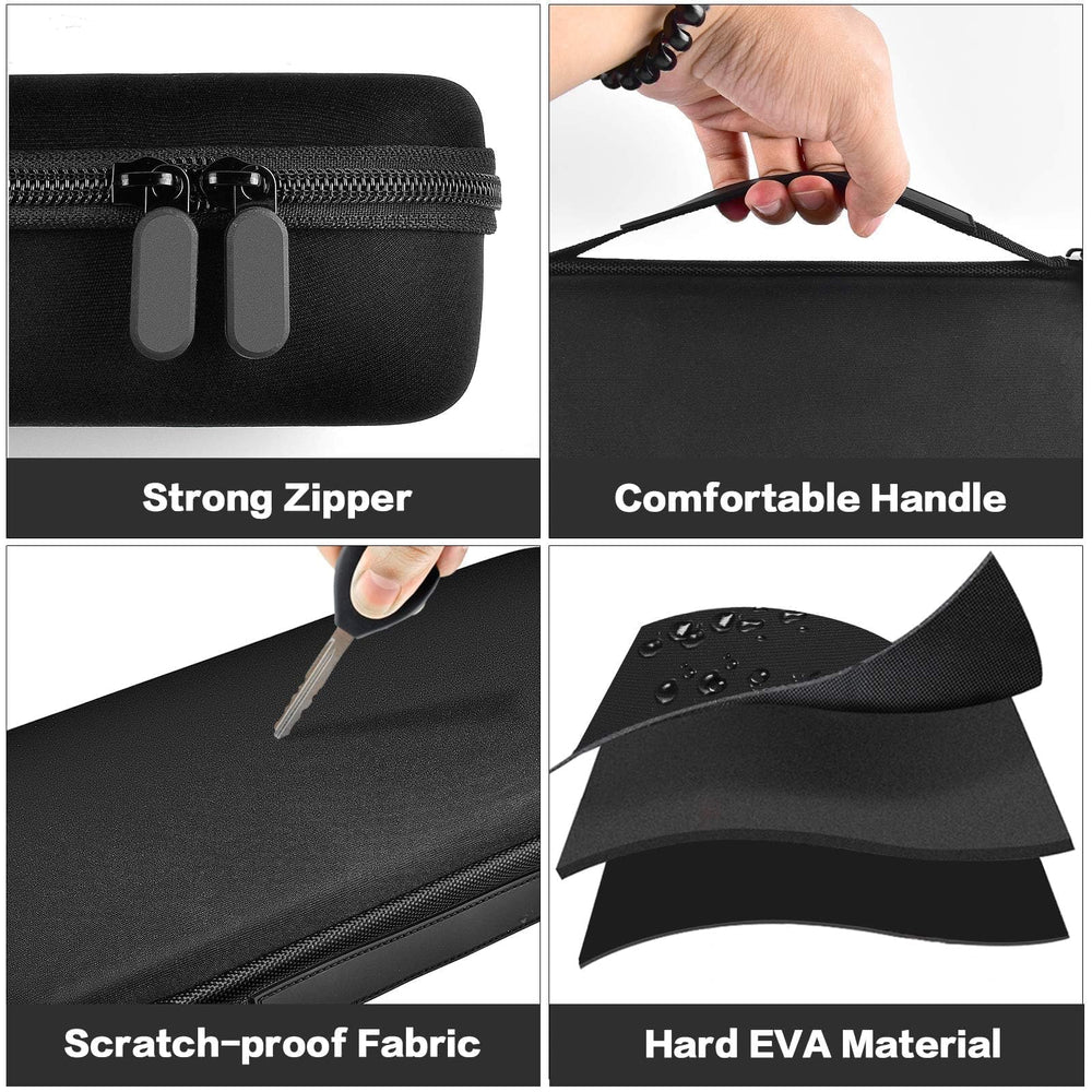 GWCASE high frequency case side view features detachable sponge base flexibility