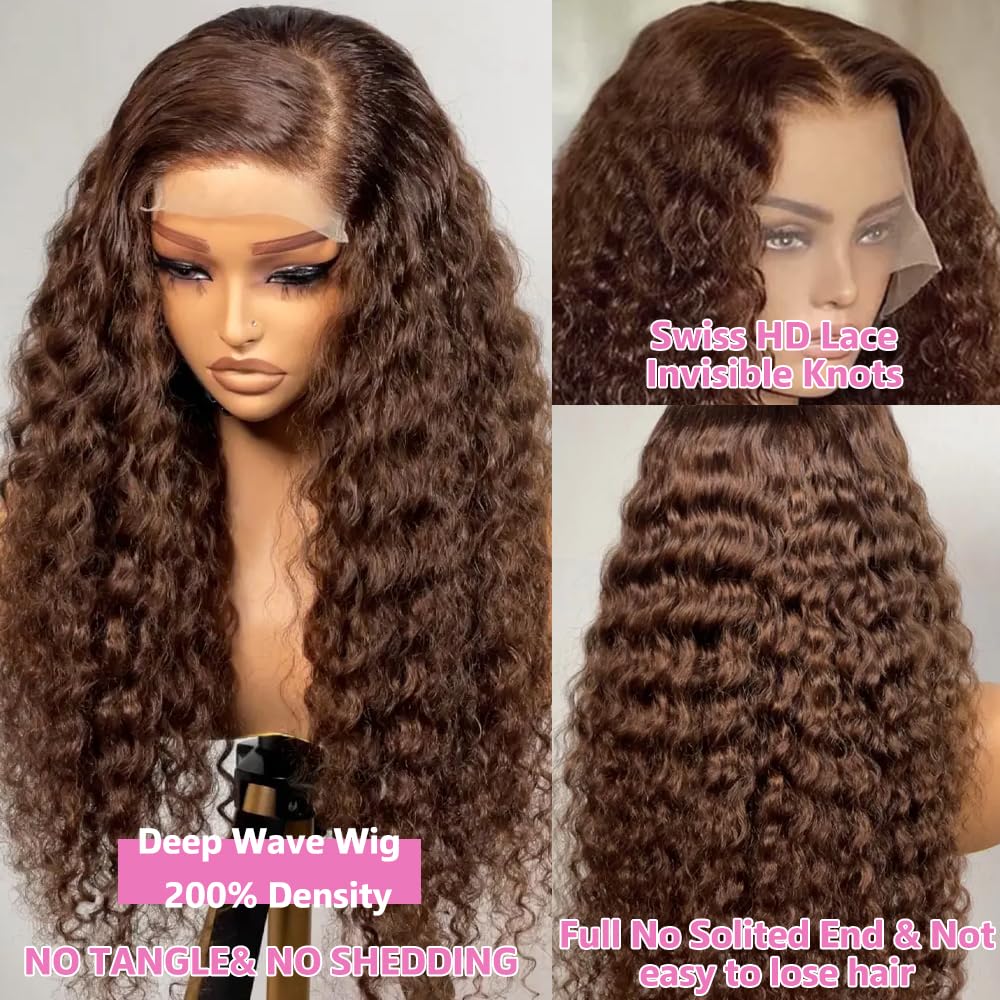 GXTKI HD Lace Front Wig simulated scalp detail for natural parting and invisible knots