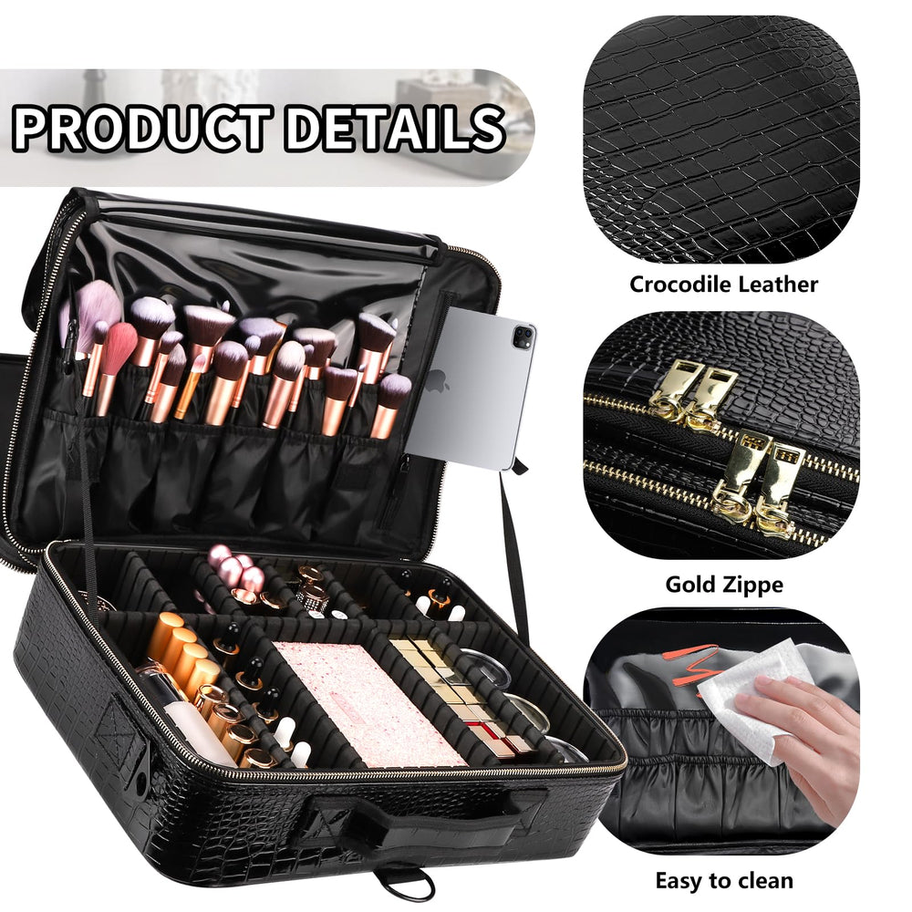 The gzcz shoulder strap and sturdy handle offer easy carrying during travel.