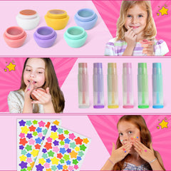 GZDUCK kit flavors including lavender strawberry lemon for playful lip care.