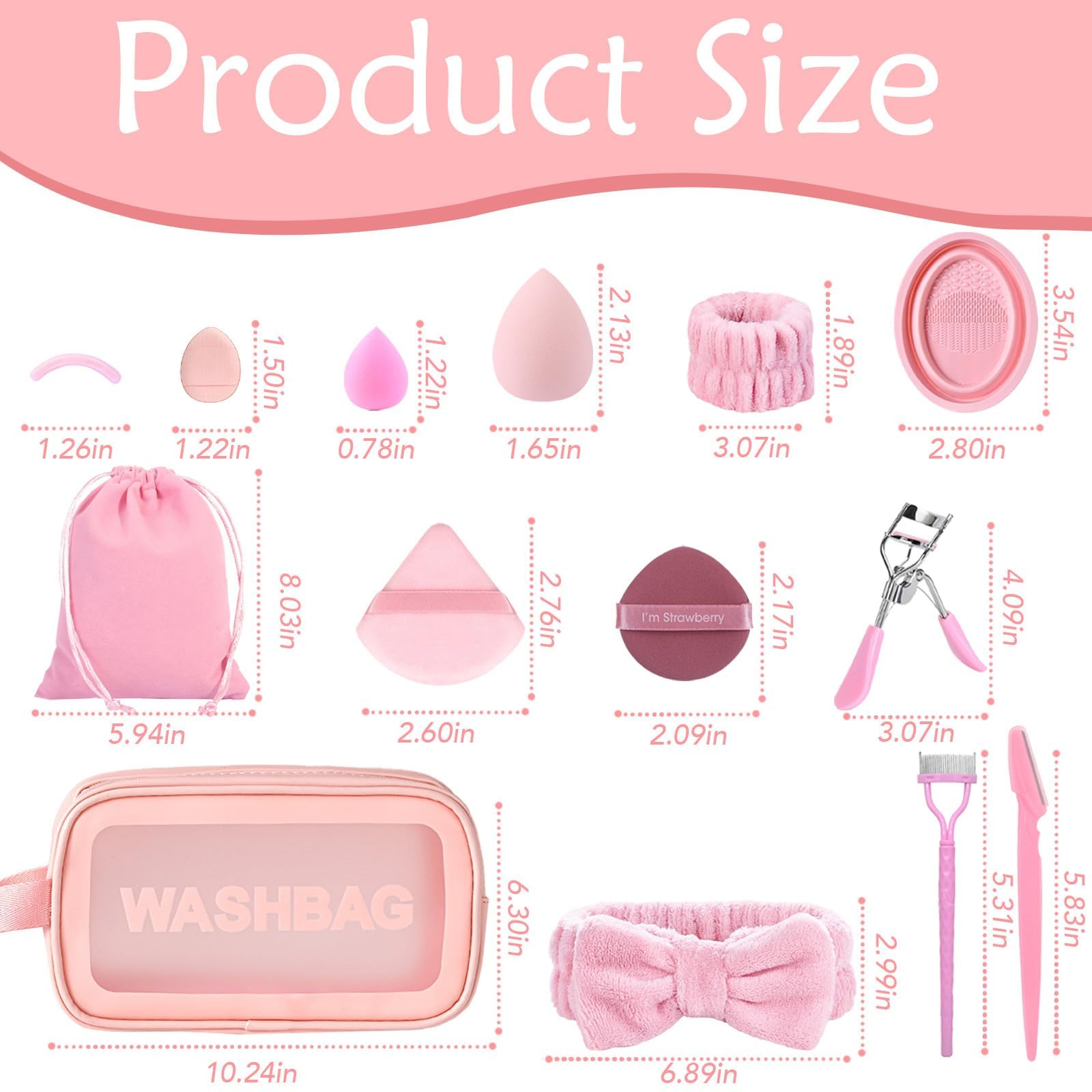 GZIXBDA sponges and puffs blend and set makeup smoothly