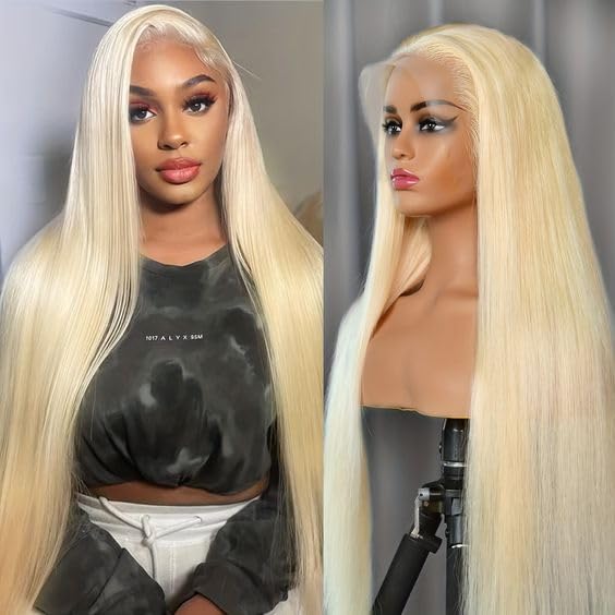 GZX 613 blonde lace-front wig care-friendly maintenance