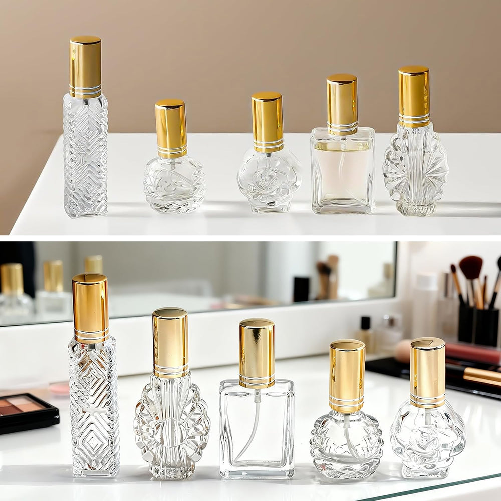 H&D Hyaline Dora 15ml bottle with golden cap suitable for concentrated fragrances