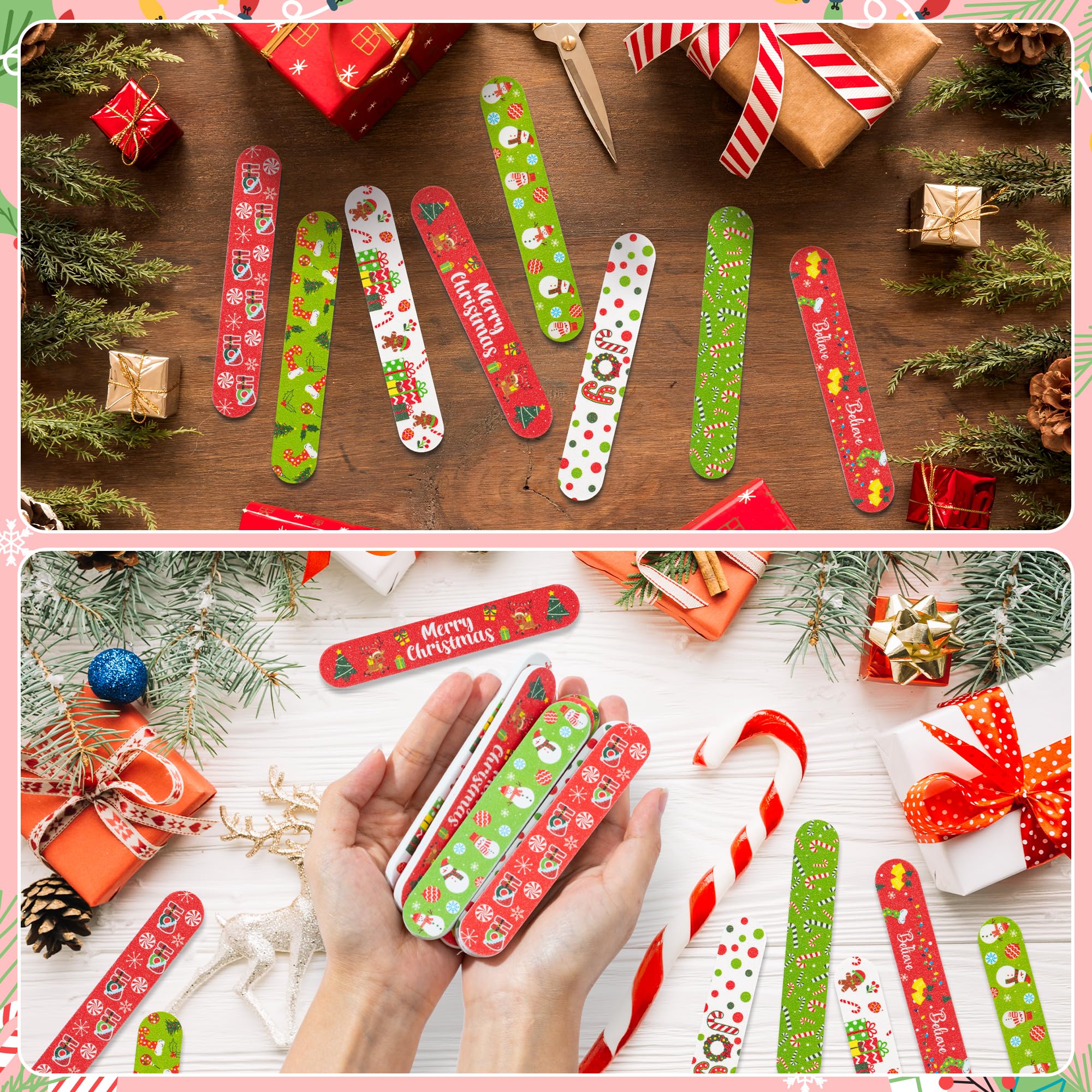 H1vojoxo nail files double-sided design delivers consistent buffing on both sides