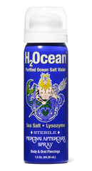 H2Ocean piercing aftercare spray bottle for gentle cleansing of piercings