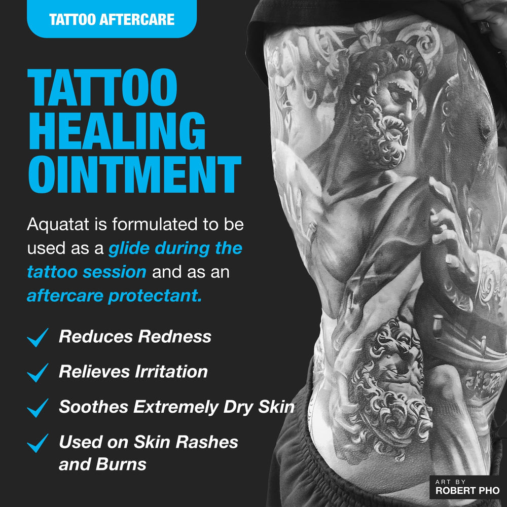 H2Ocean Aquatat vitamin A & B label highlights nourishing skin vitamins.