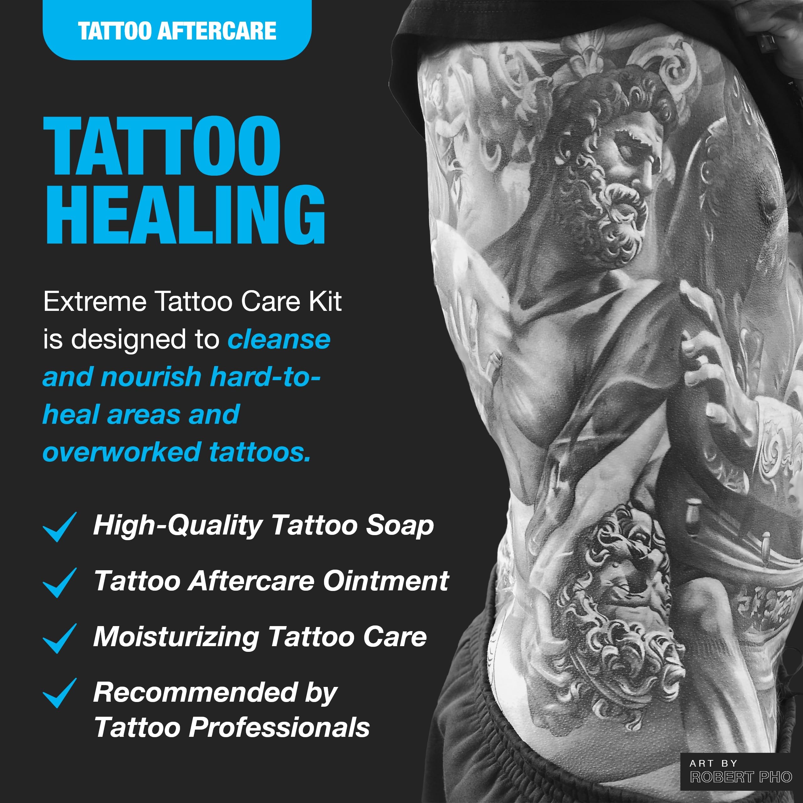 H2Ocean Ocean Care cream tube delivering hydration for brighter tattoo aftercare