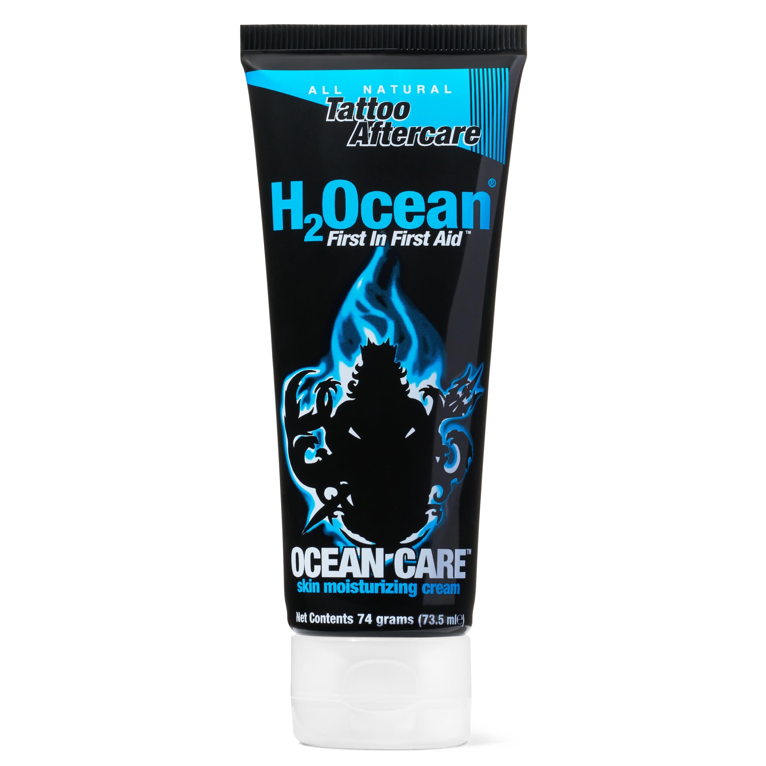 H2Ocean Ocean Care Tattoo Aftercare Tube 2.5oz ready for quick post-ink hydration.