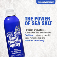 H2Ocean closeup shows mineral-rich sea salt formula for healing