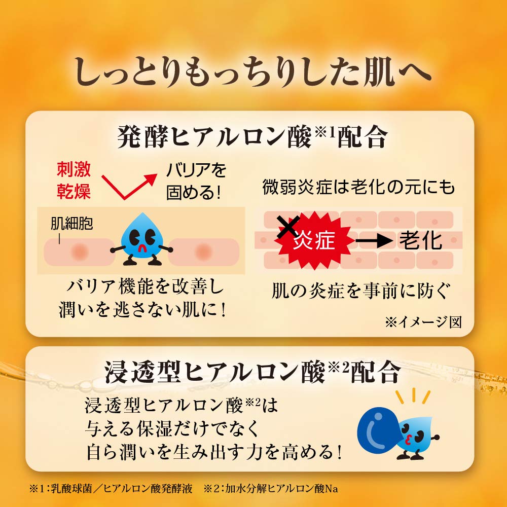 English label on Hada Labo packaging clarifies ingredients and distributor information