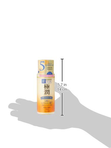 Hada Labo Gokujyun Premium night use implies overnight moisture retention.