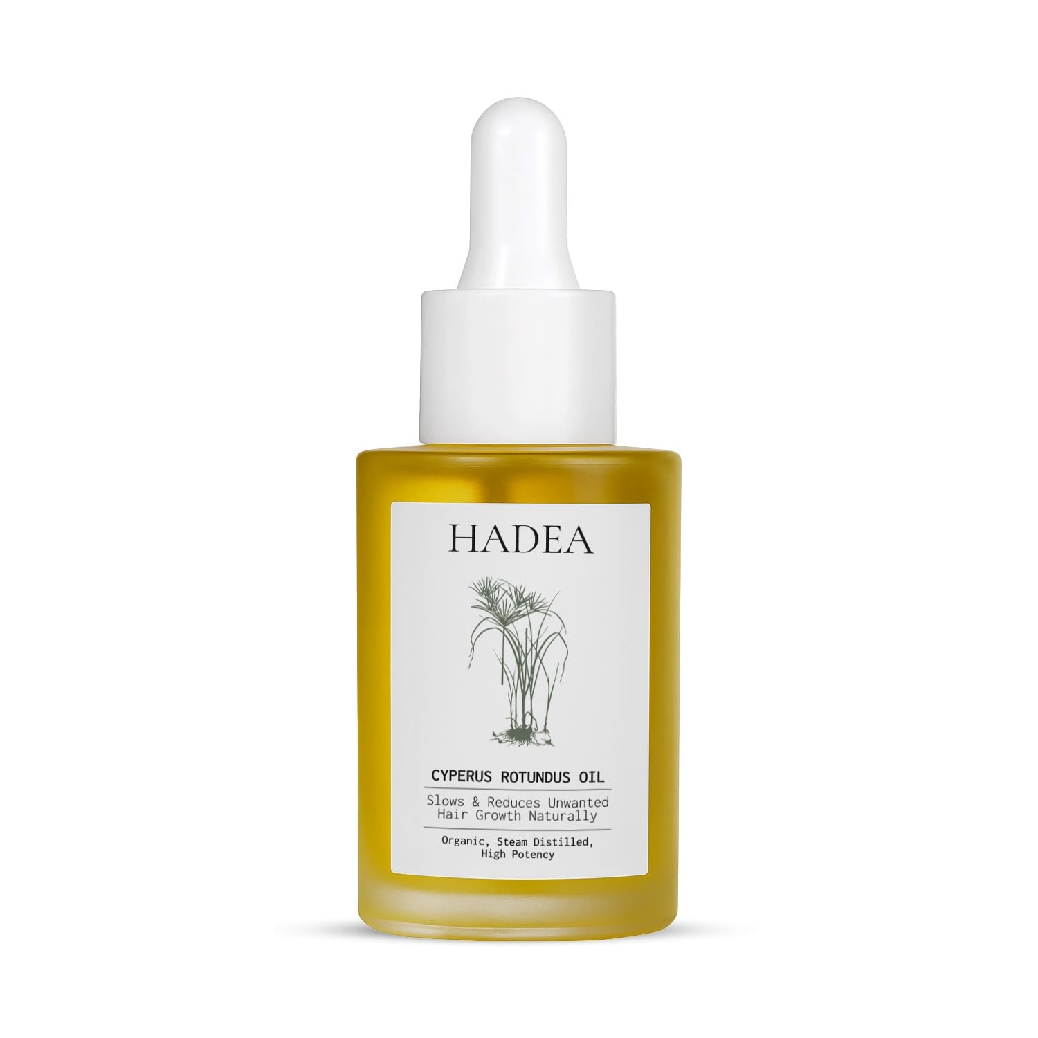 HADEA Cyperus Rotundus Oil organic labeling shown on the product.