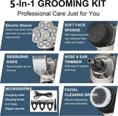 HAHAKEE IPX6 waterproof shaver for wet and dry use