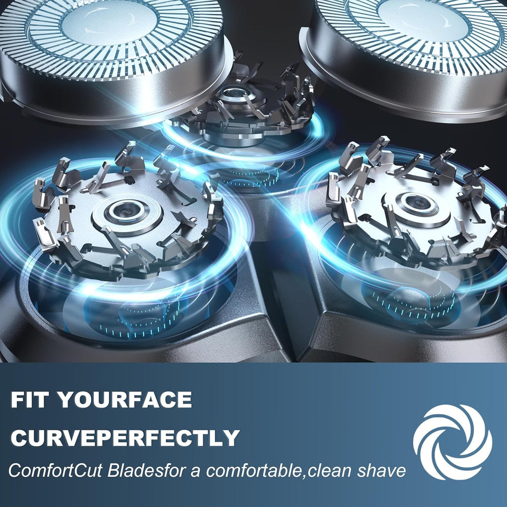 HAHAKEE Type-C fast charging for quick ready-to-shave sessions