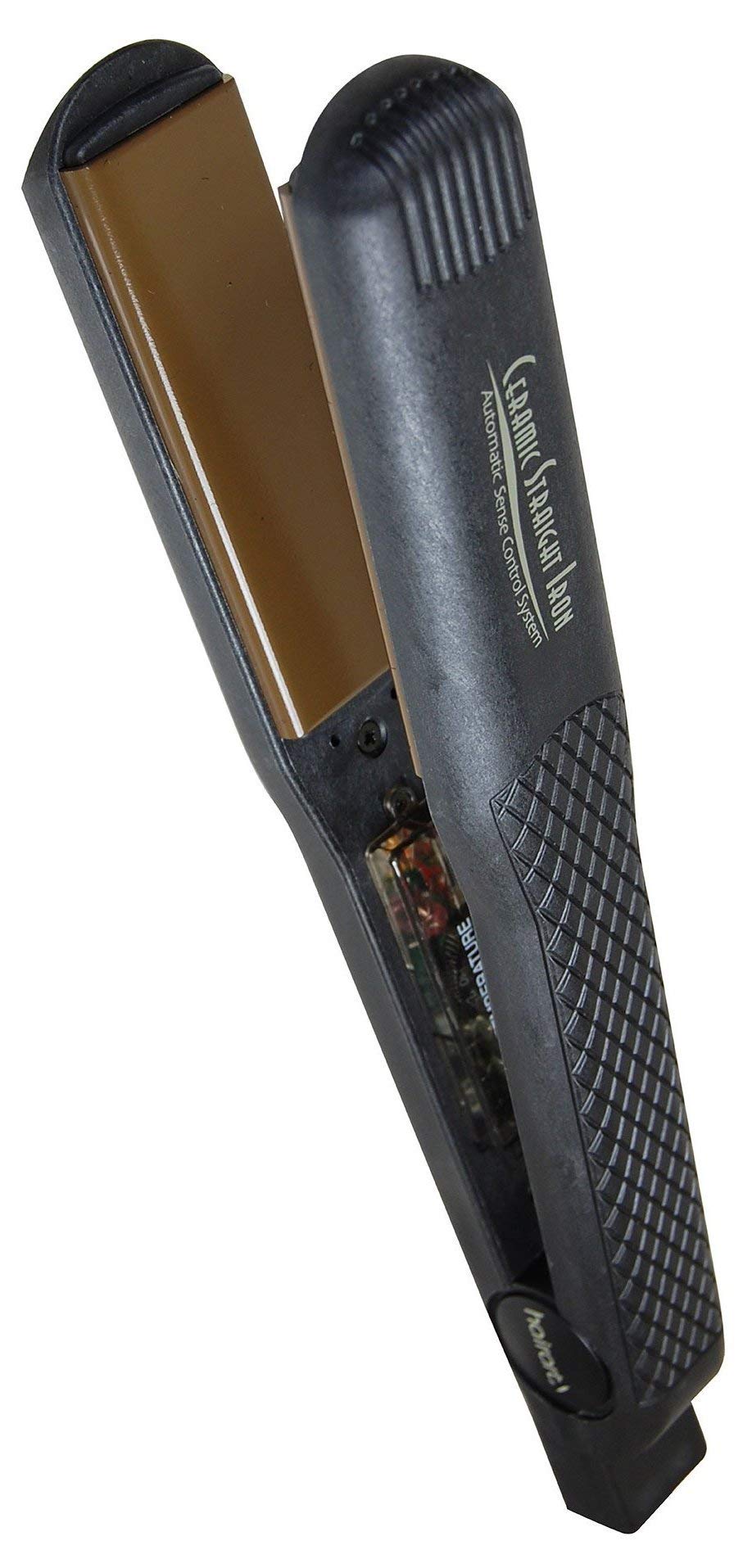 Hair Art H3000 tourmaline ceramic plates close-up showing smooth glide for frizz-free results