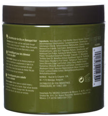 Hair Chemist Macadamia Deep Repair Masque label detail highlights ingredients for nourishing care