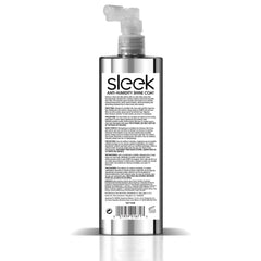 Hair Chemist SLEEK humidity-block-spray protects style in humid conditions