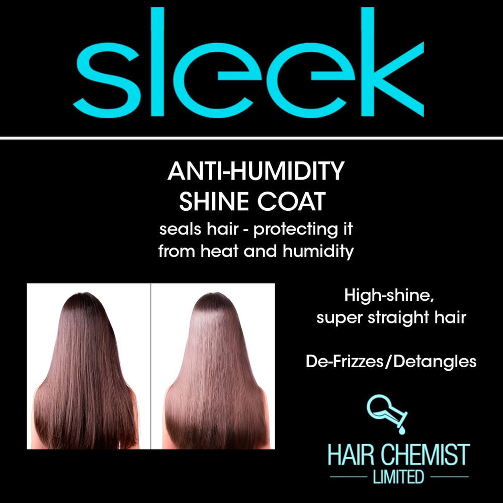 Hair Chemist SLEEK straight-hair-look shows sleek, polished finish