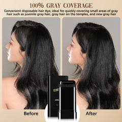 Hair Color Stick twist mechanism and paste control for targeted gray strands.