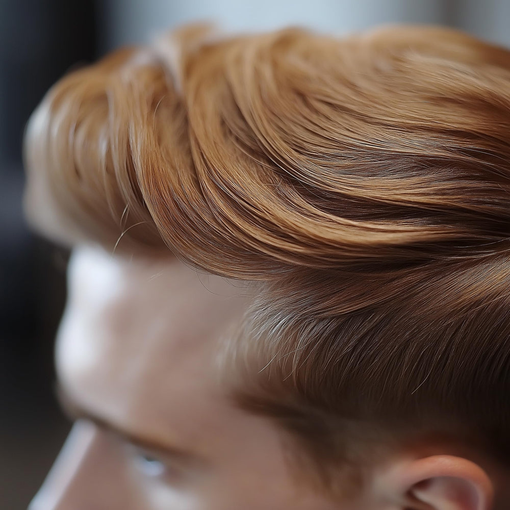 Hair Daddy styling clay active lifestyle shot proves hold during workouts.