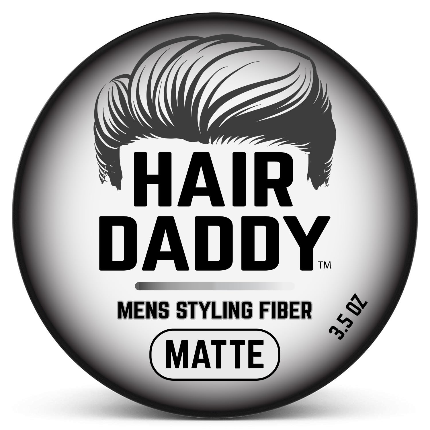 Hair Daddy styling clay packshot shows strong hold and matte finish for everyday styling.