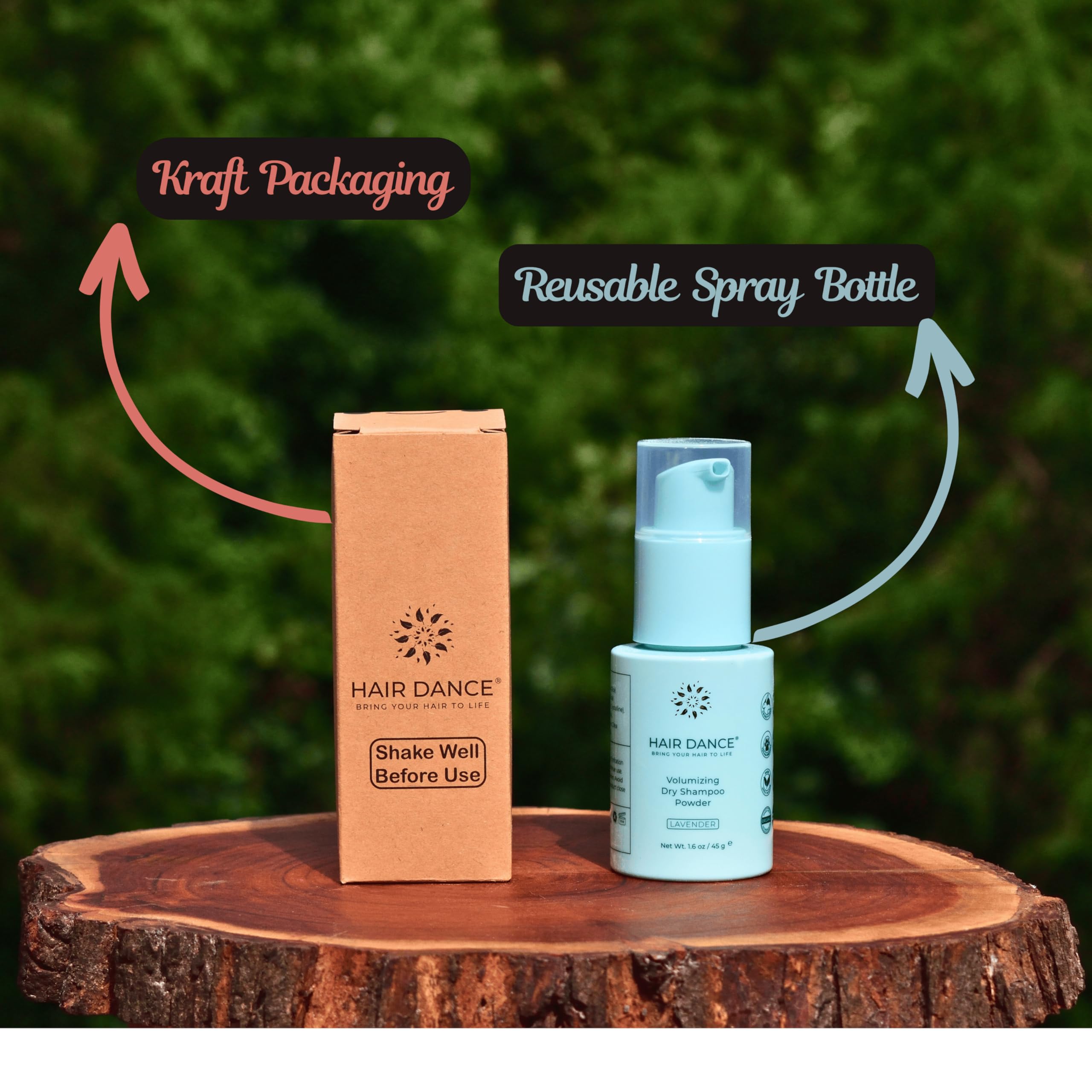 Hair Dance travel-friendly jumbo size for camping or gym bag