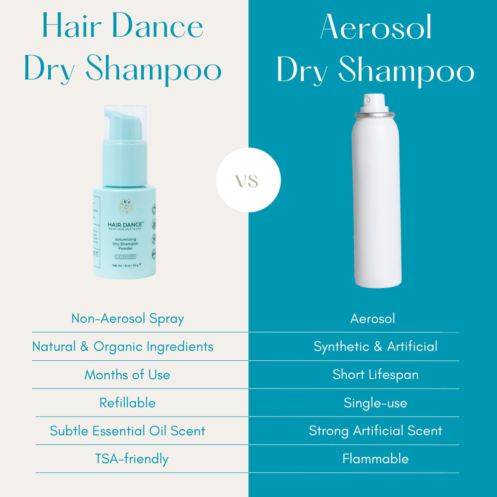 Hair Dance dry shampoo powder USA-made quality