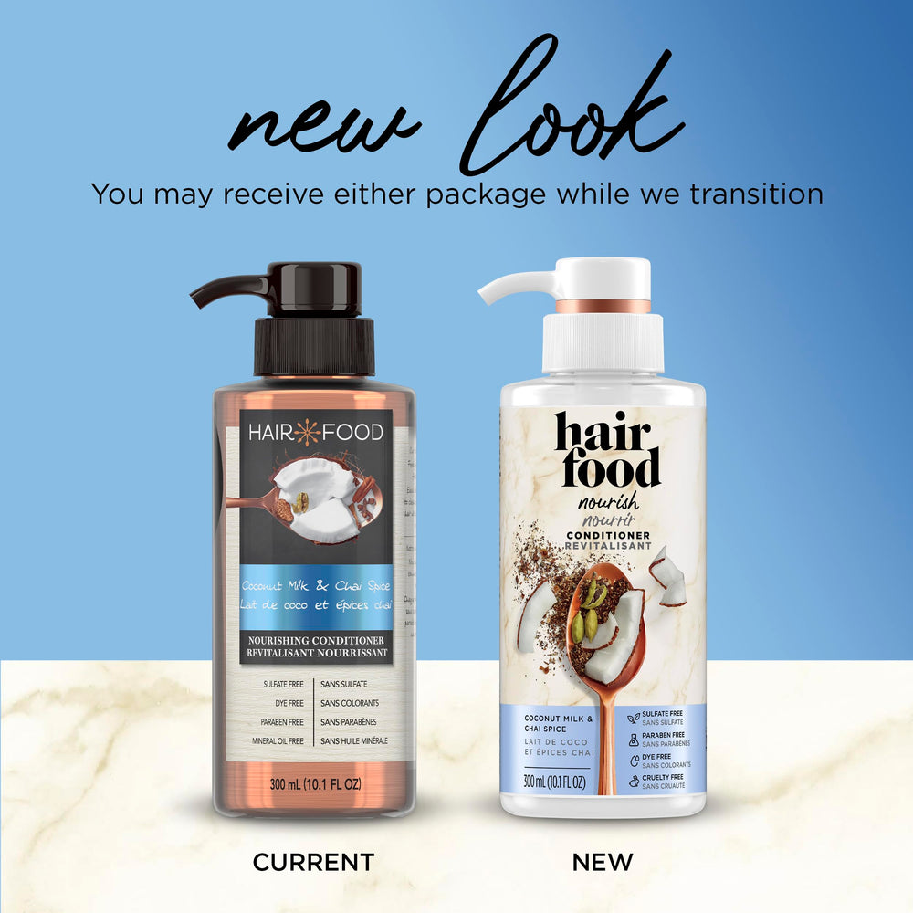 Hair Food conditioner in shower demonstrates easy rinse-off