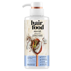 Hair Food conditioner packaging highlights sulfate-free, color-safe formula