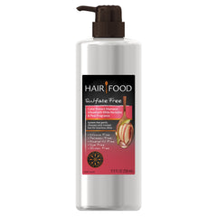Hair Food sulfate-free color-protect shampoo bottle highlighting color-safe cleansing for color-treated hair.
