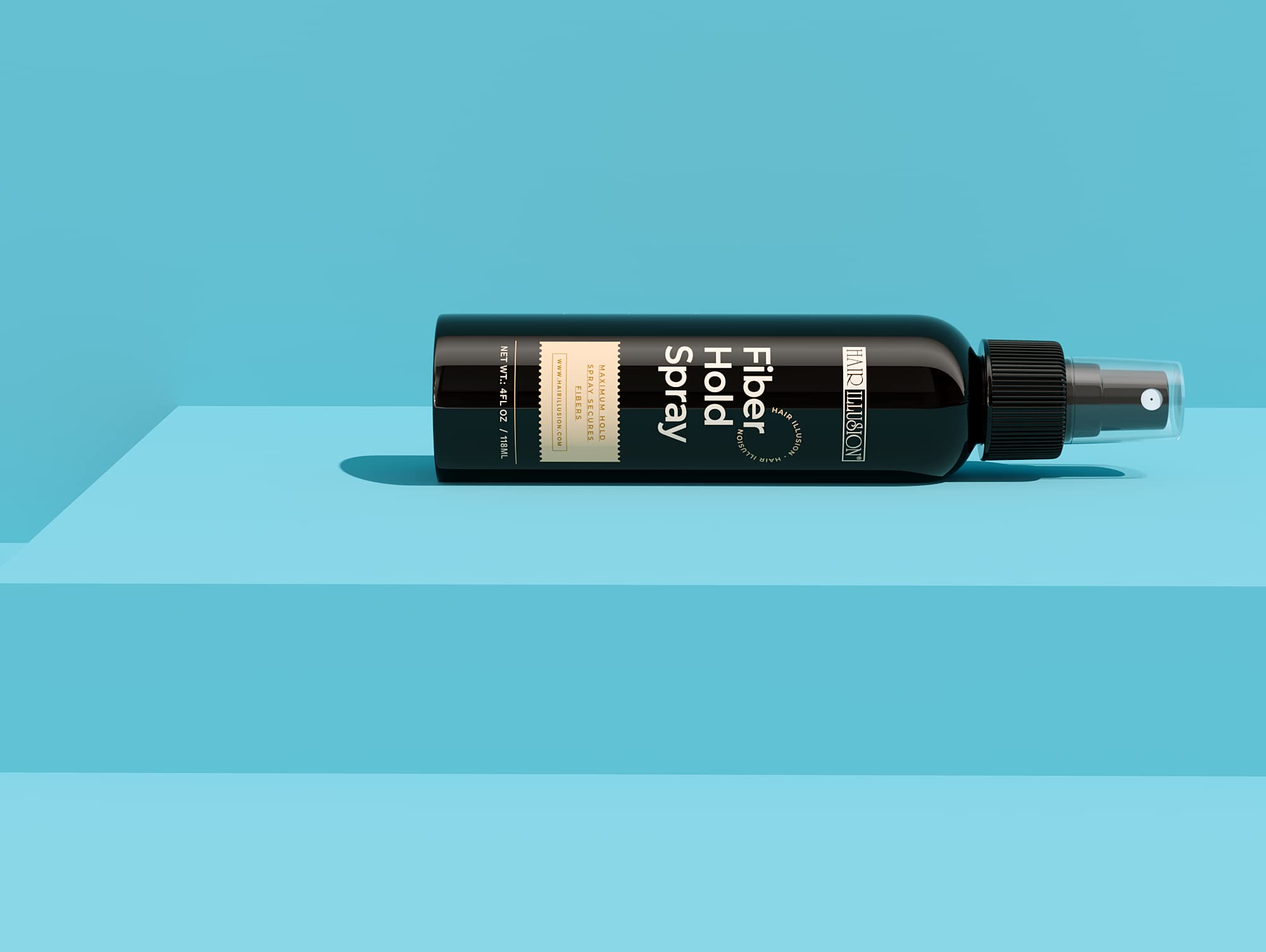 Hair Illusion Fiber Hold for bald heads with stable bonding.