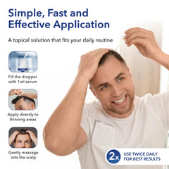 Hair Regen Minoxidil precision dropper enables targeted scalp application.