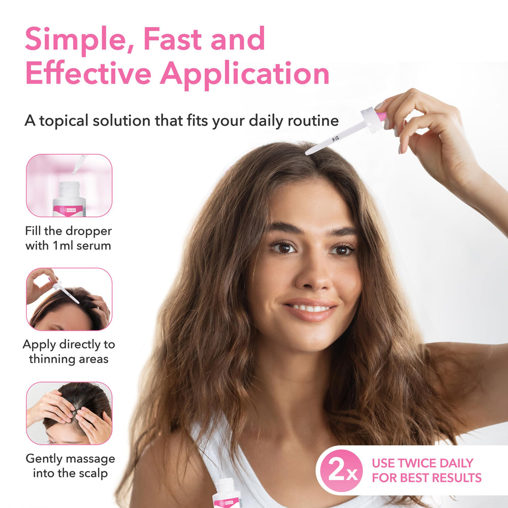 Hair Regen travel-friendly bottle ready for on-the-go use.