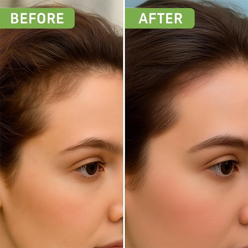 Hair Regrowth System ginger root highlight conveys warming energizing application