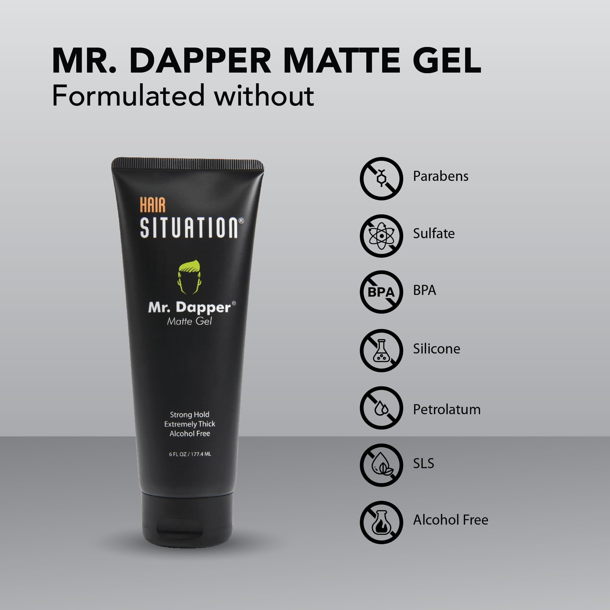Hair Situation cruelty-free badge on pack communicates ethics and quality.