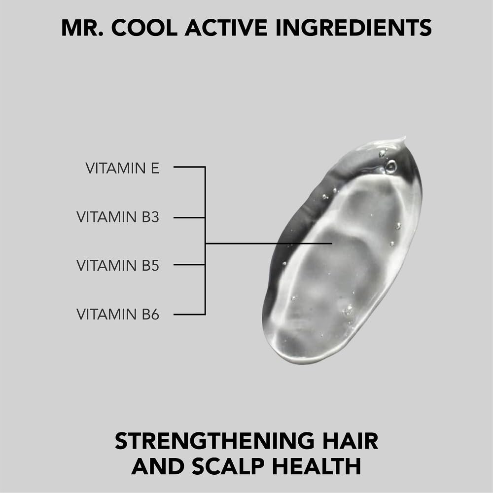Hair Situation Mr. Cool Wet Look Gel being applied to hair for defined style.