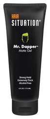 Hair Situation Mr. Dapper strong-hold gel tube shows long-lasting hold for sculpted looks.