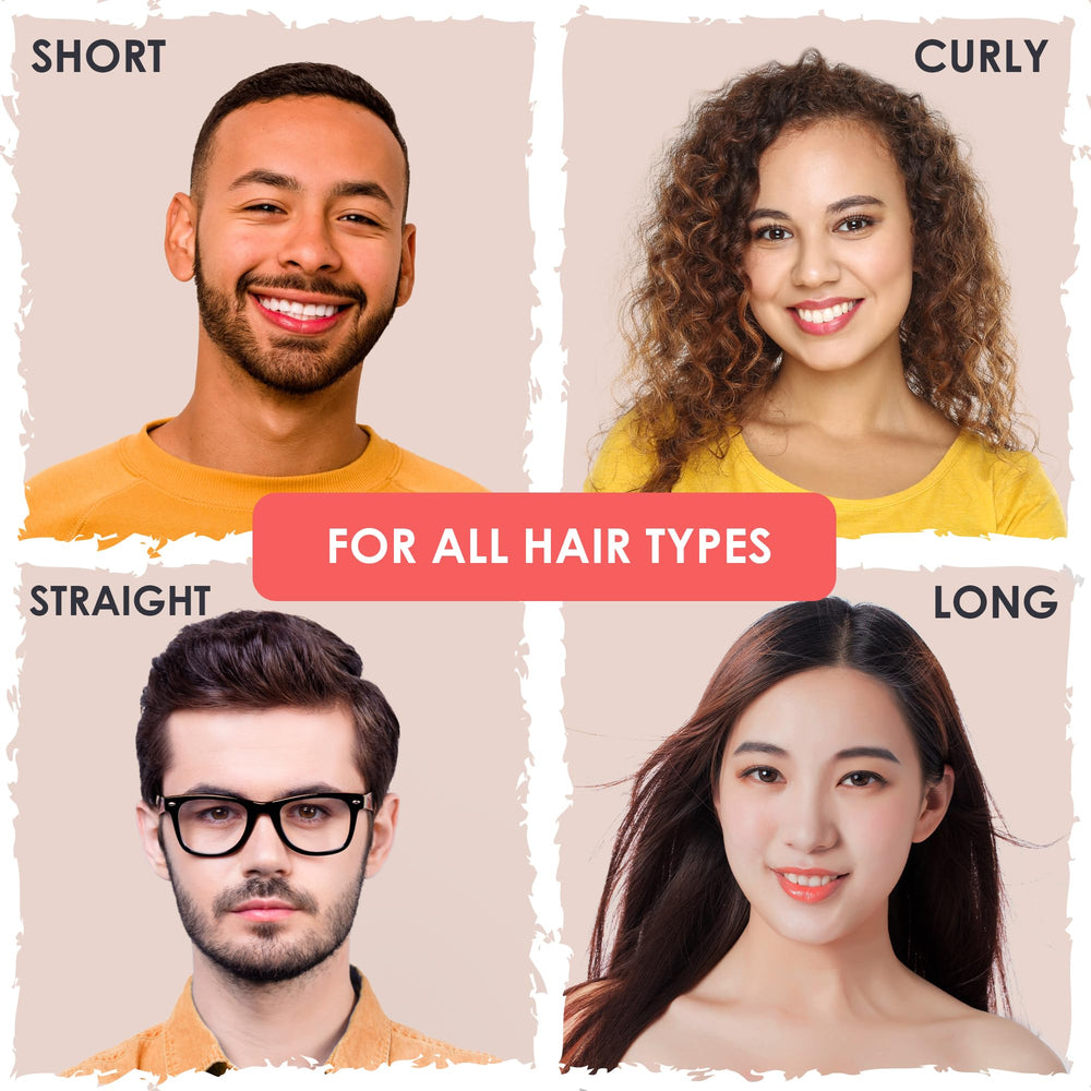 Hair Thickness Maximizer all-hair-types variant shows compatibility with diverse textures.