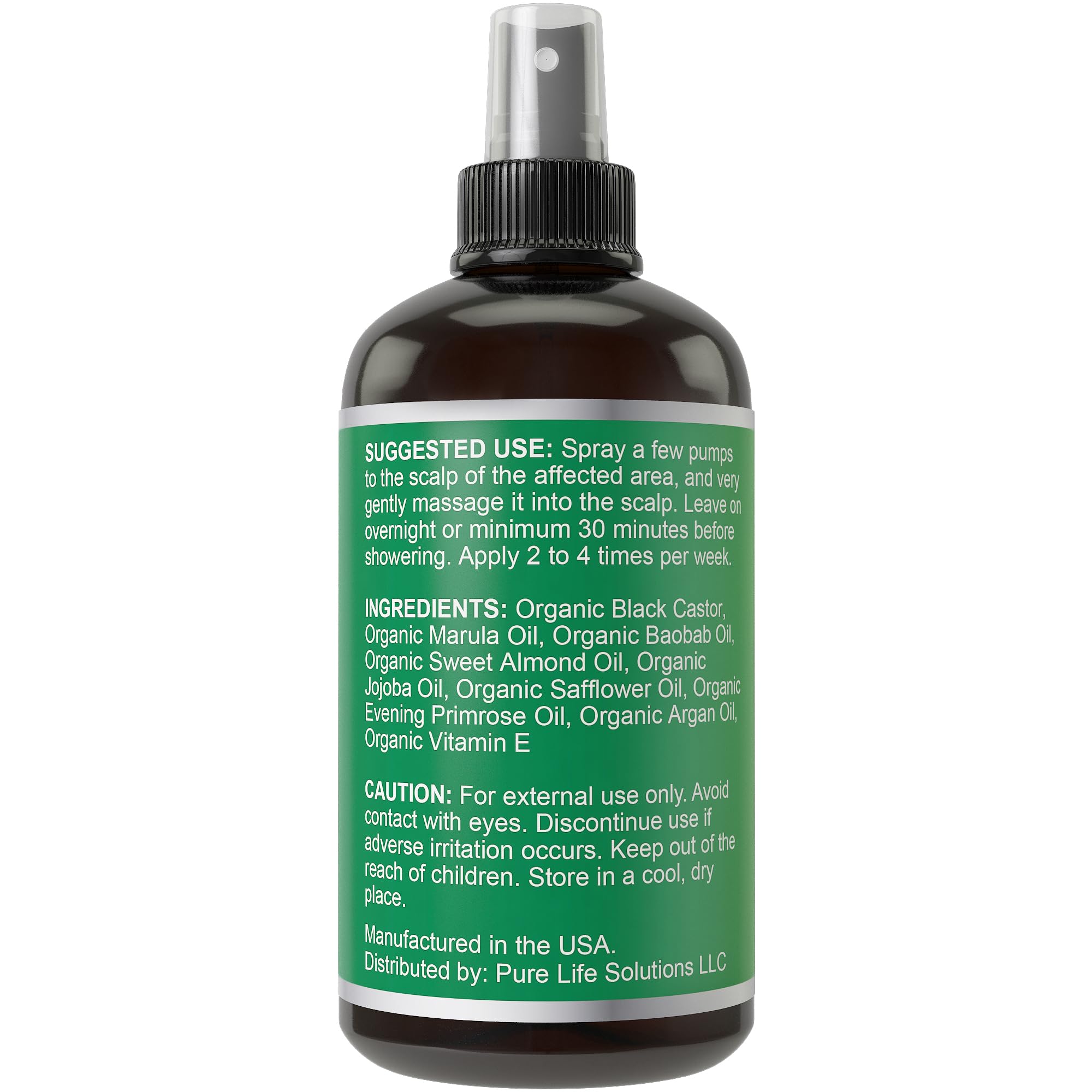Hair Thickness Maximizer clean packaging and label highlighting vegan formula.