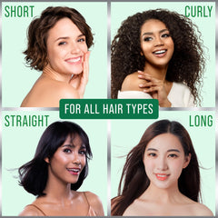 Hair Thickness Maximizer lifestyle shot implies fuller-looking hair and renewed confidence.