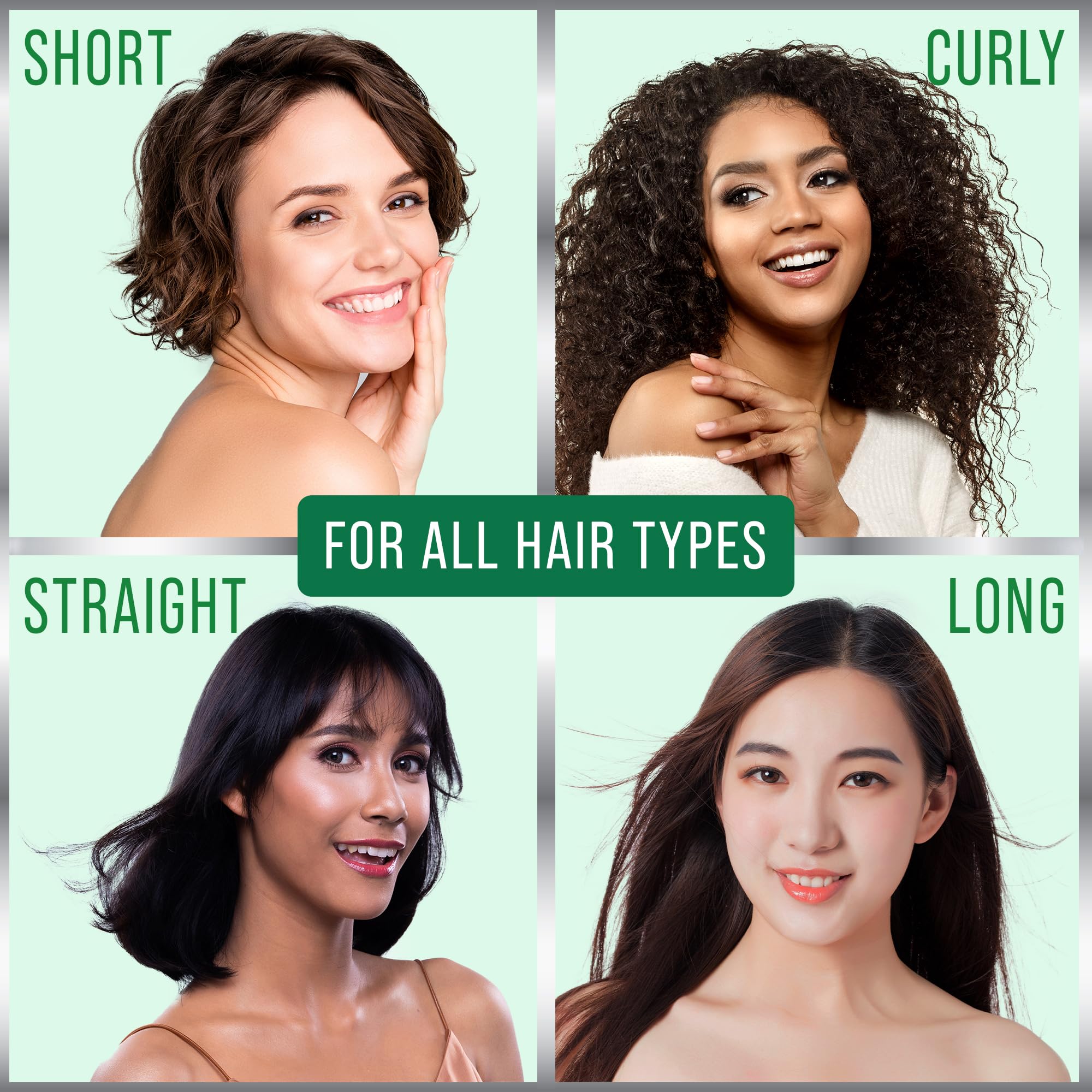 Hair Thickness Maximizer peppermint scent adds a refreshing touch during styling.
