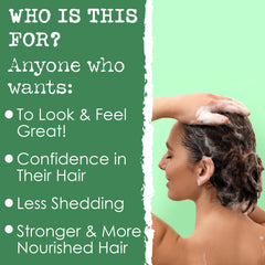 Hair Thickness Maximizer rosemary shampoo bar lathers richly for gentle cleansing.