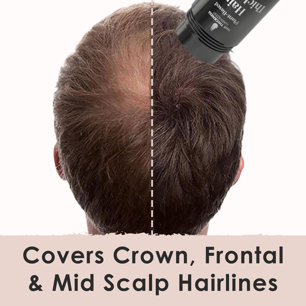 Hair Thickness Maximizer smooth finish emphasizes a natural look and light hold.