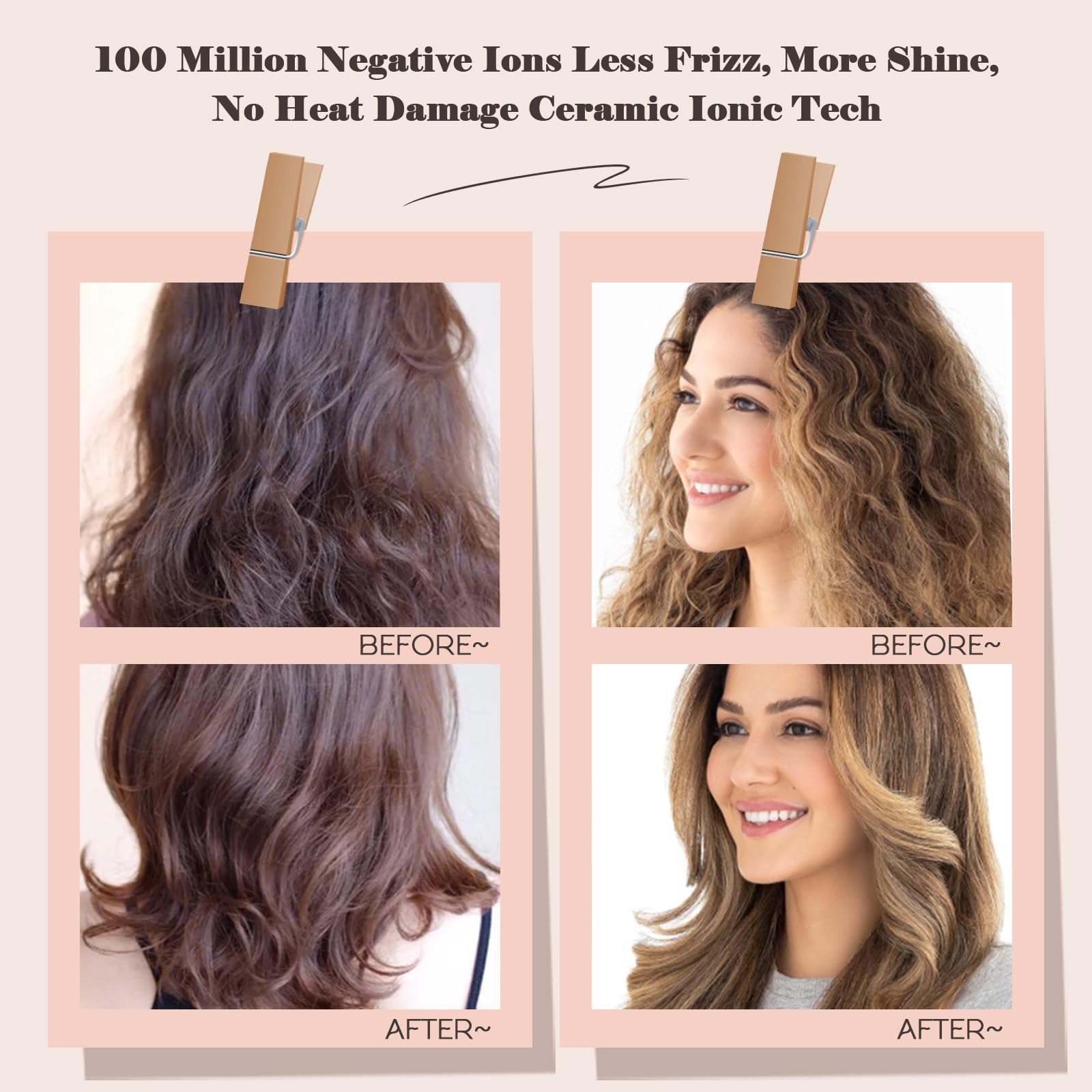 Hair Trends 4in1 styler combines drying, straightening, curling, and volumizing in one tool.