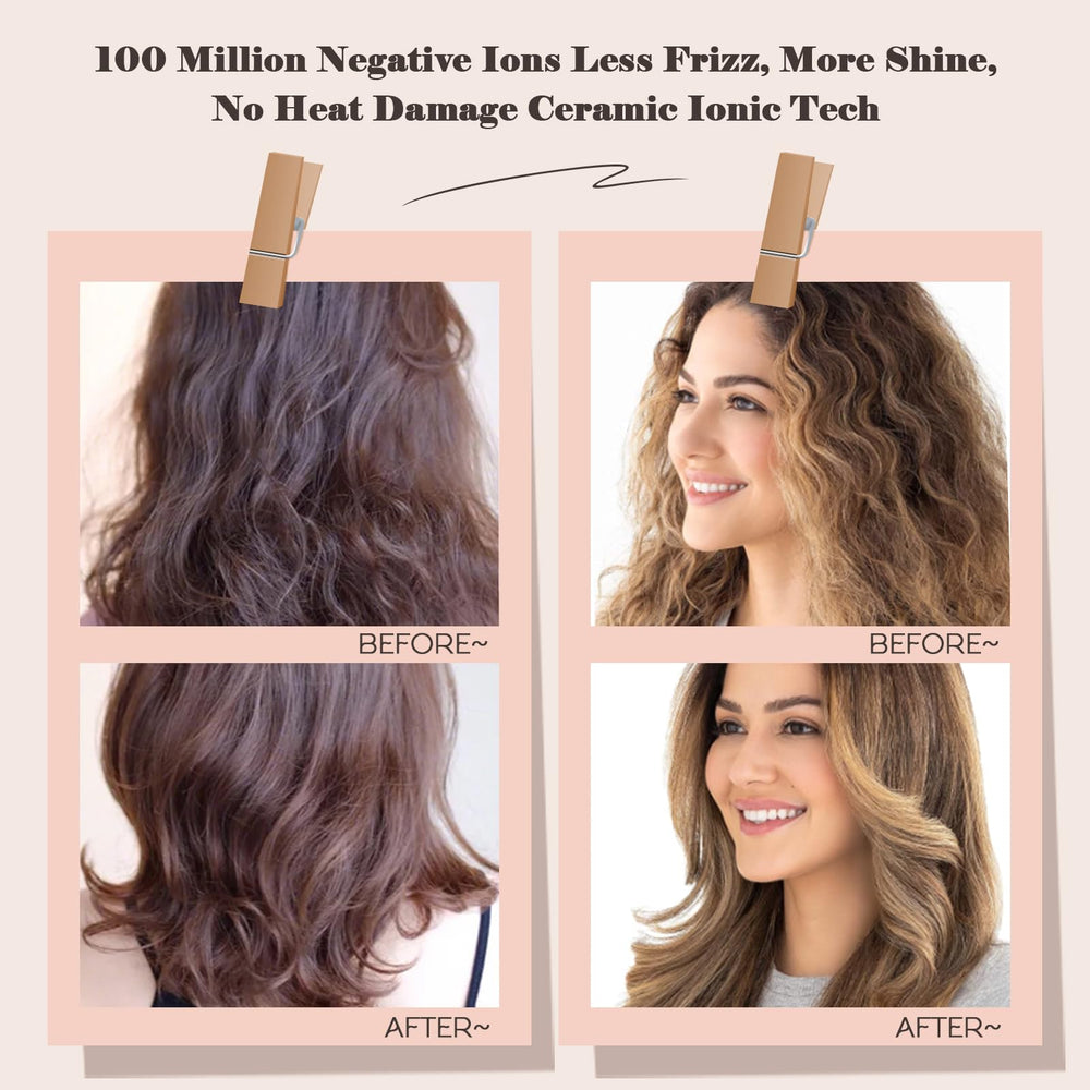 Hair Trends 4in1 styler combines drying, straightening, curling, and volumizing in one tool.