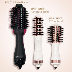 Hair Trends four in one dryer styler offers versatile on the go styling.
