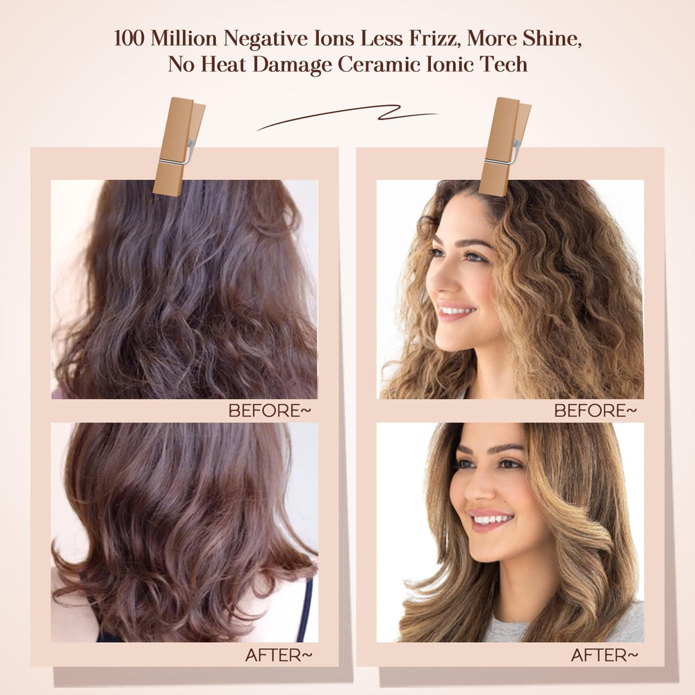 Hair Trends nano-titanium technology for efficient heat transfer and smooth results.