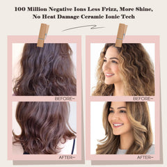 Hair Trends nano titanium technology close-up for high-heat styling and smooth results.